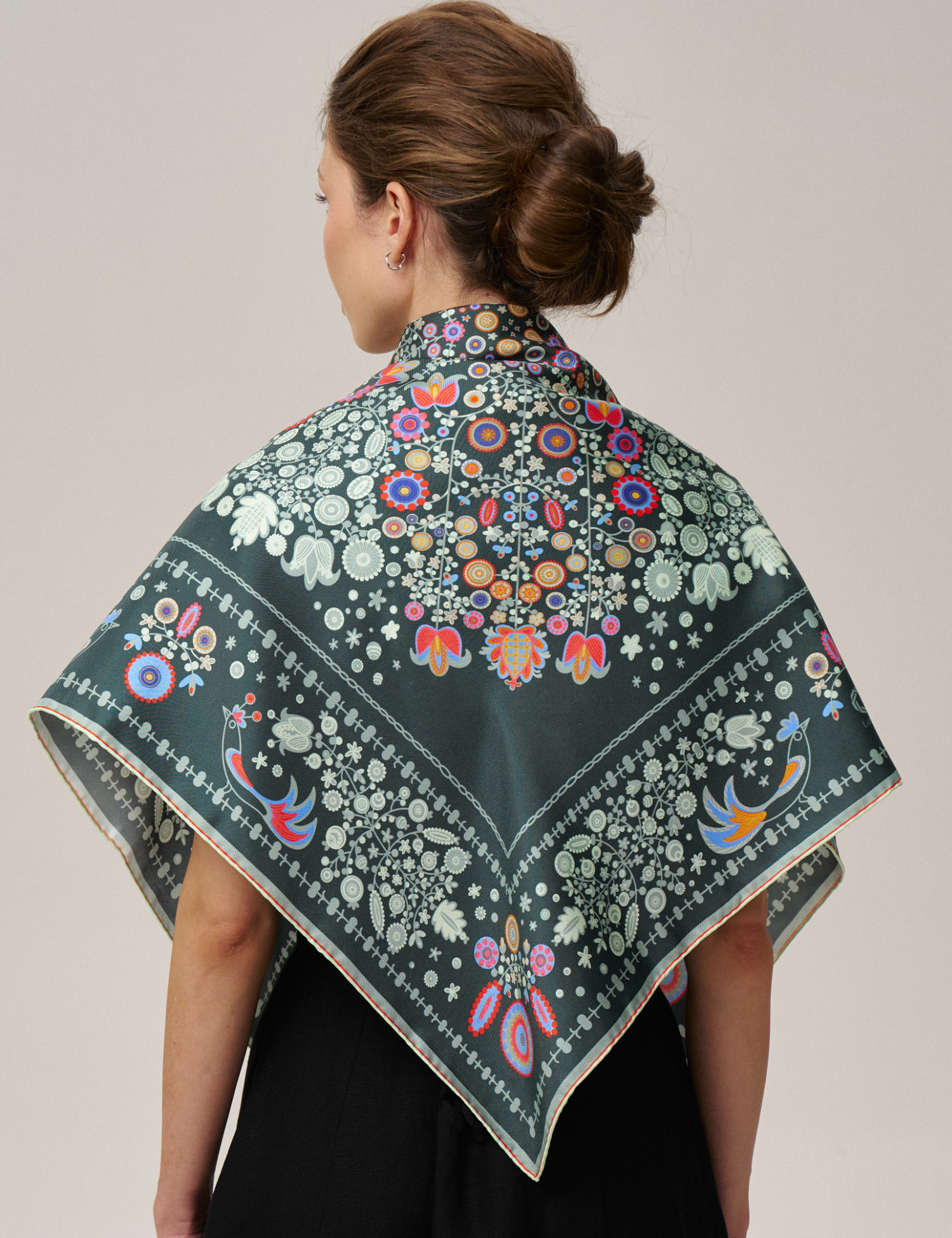 Картинка Шовкова хустина «Слобожанщина. Лісова пісня»